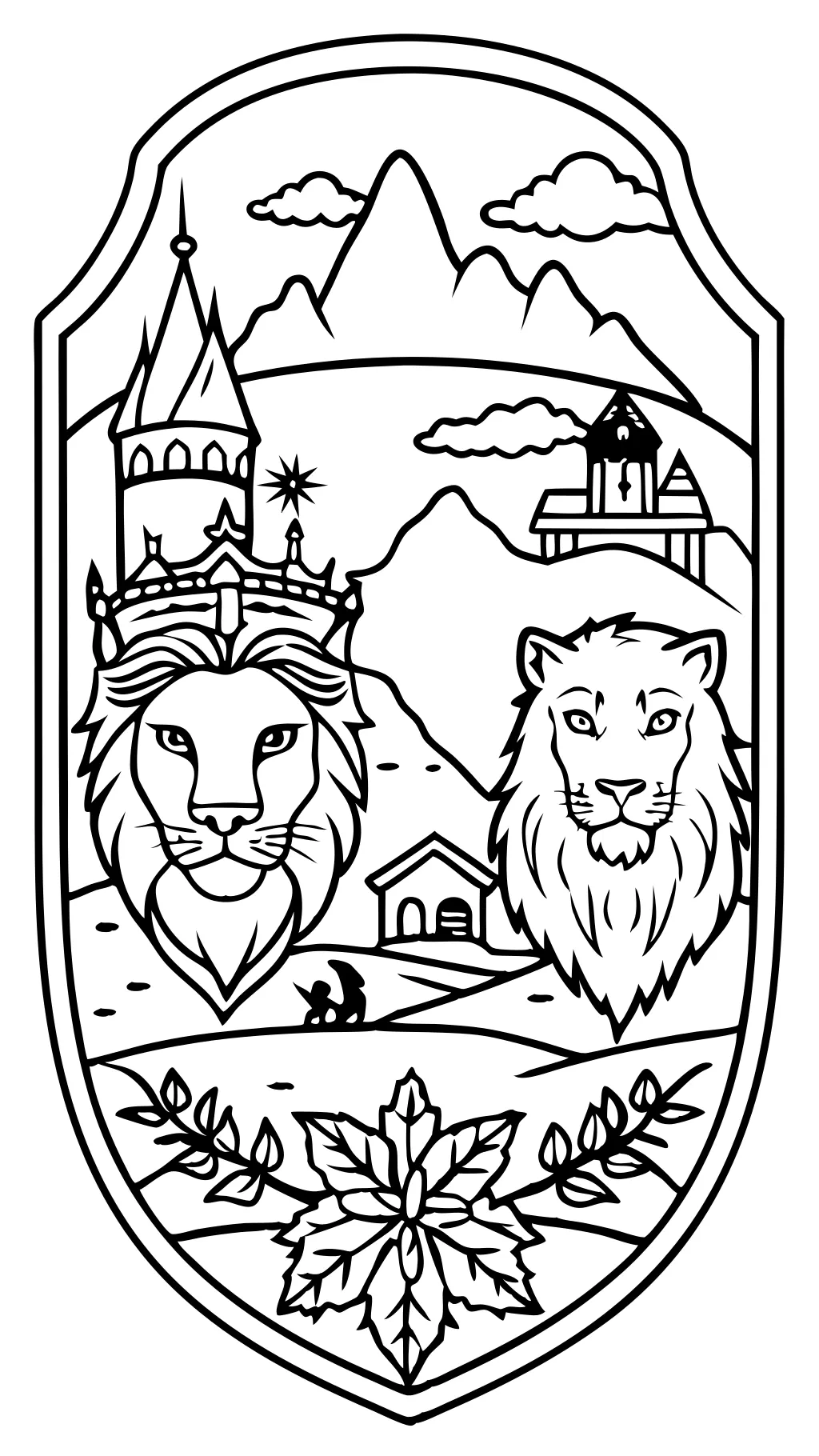 narnia coloring pages